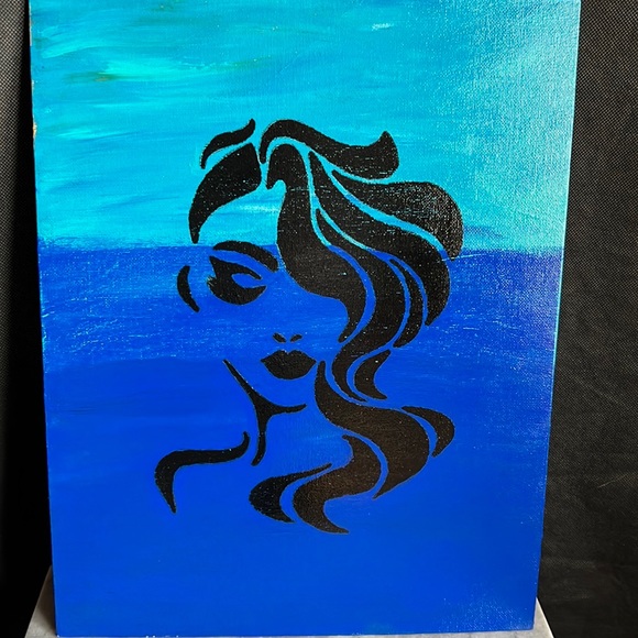 Over My Head* Acrylic Canvas Painting - Picture 2 of 16